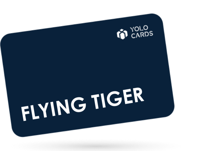 Digitalt Flying Tiger gavekort